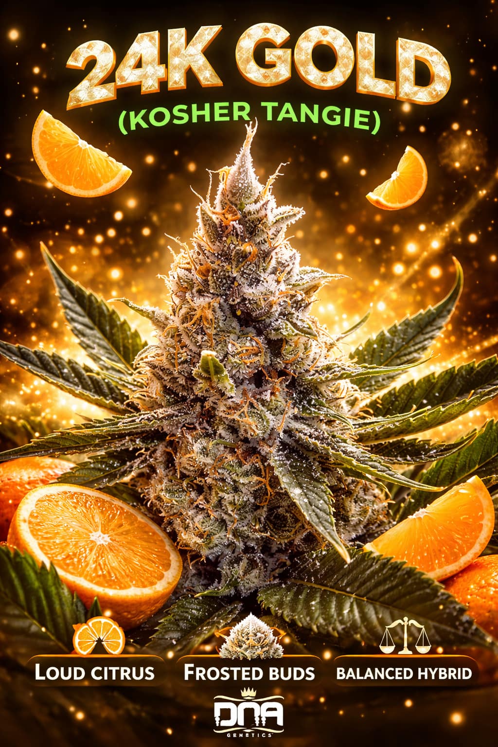 🌟 24K Gold (Kosher Tangie) Feminized Seeds 6 🌟 24K Gold (Kosher Tangie) Feminized Seeds